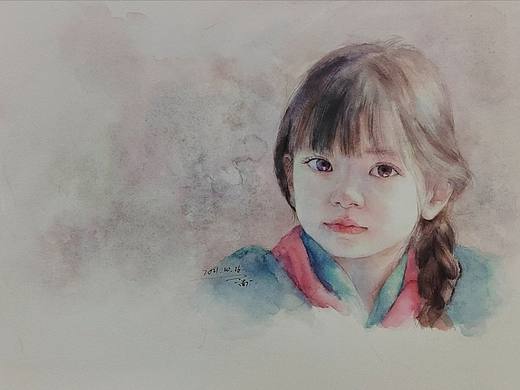 水彩人物练习