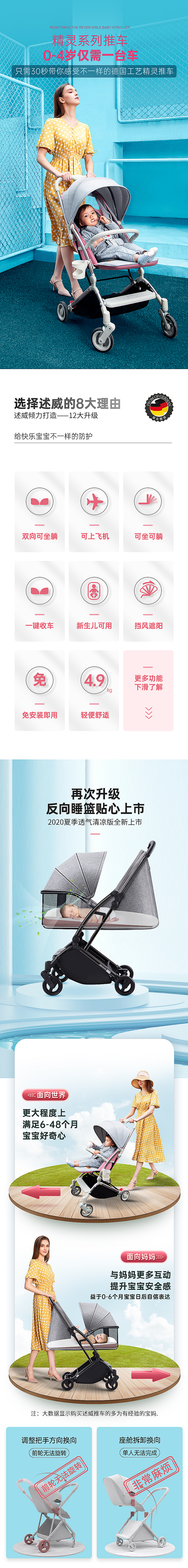 婴儿推车夏季详情页（图ZMjExOTEwMjY4） - 电商 - 站酷设计师北北art原创素材 - 站酷ZCOOL