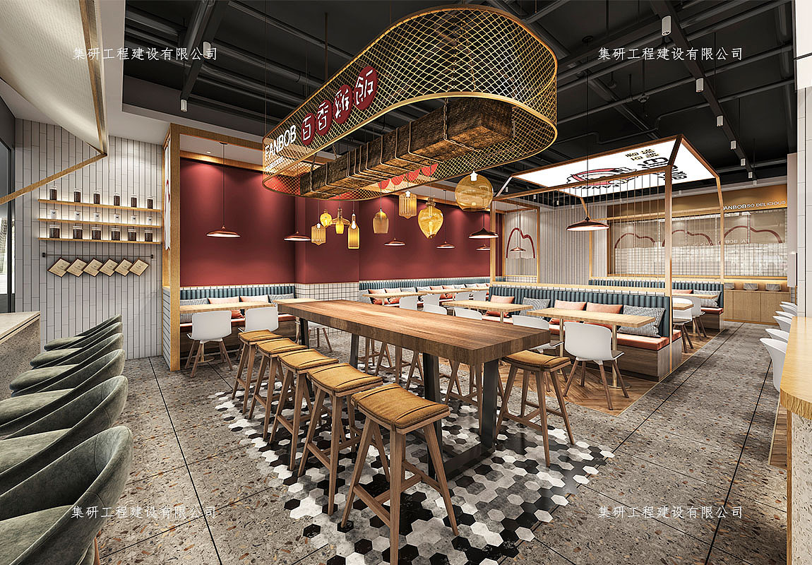 饭伯伯餐饮装修设计案例赏析
