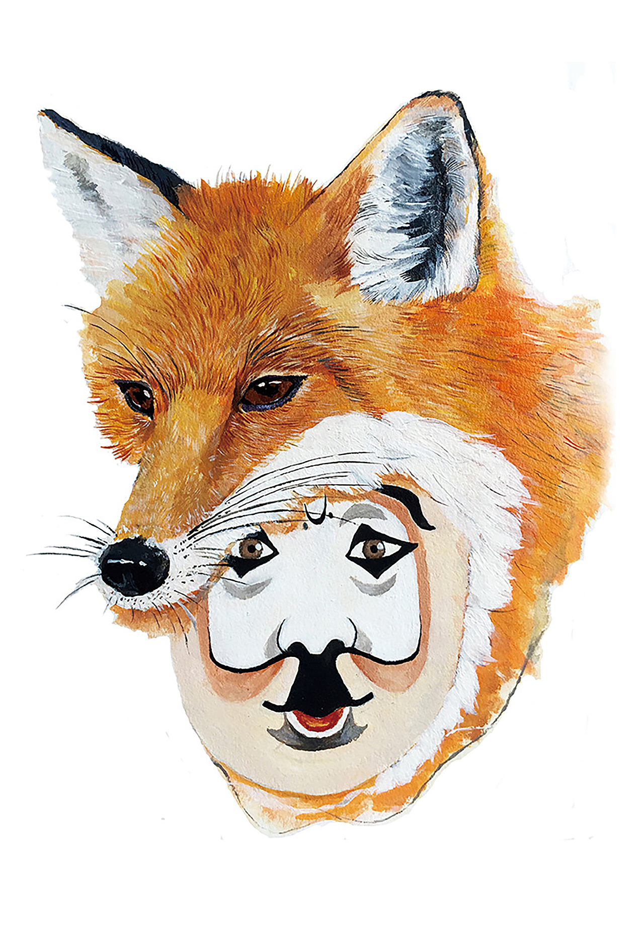 狐狸特征,阴险狡诈.