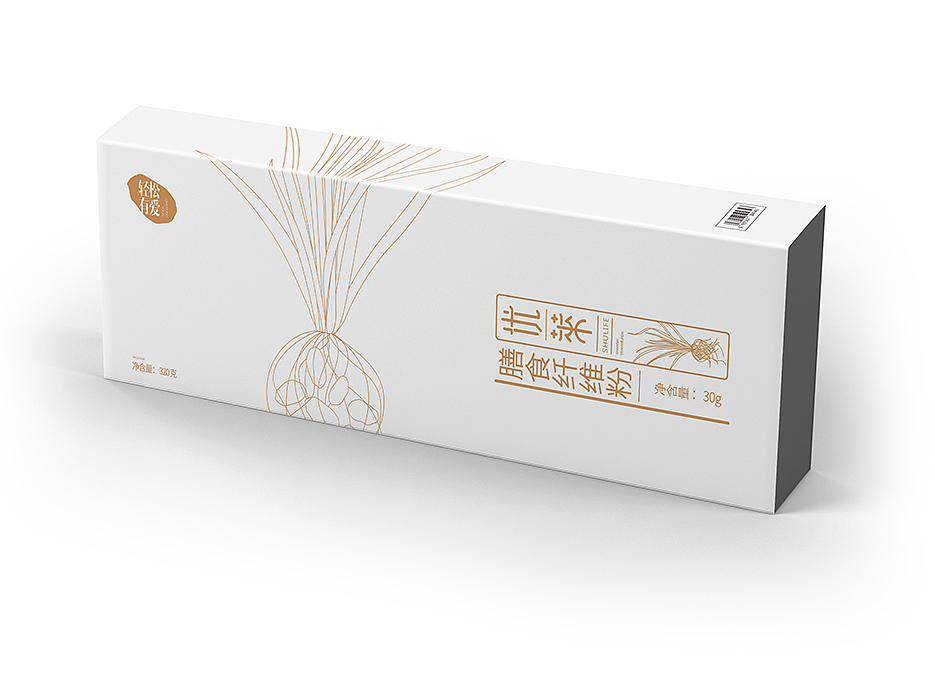 悠莱膳食纤维粉包装设计