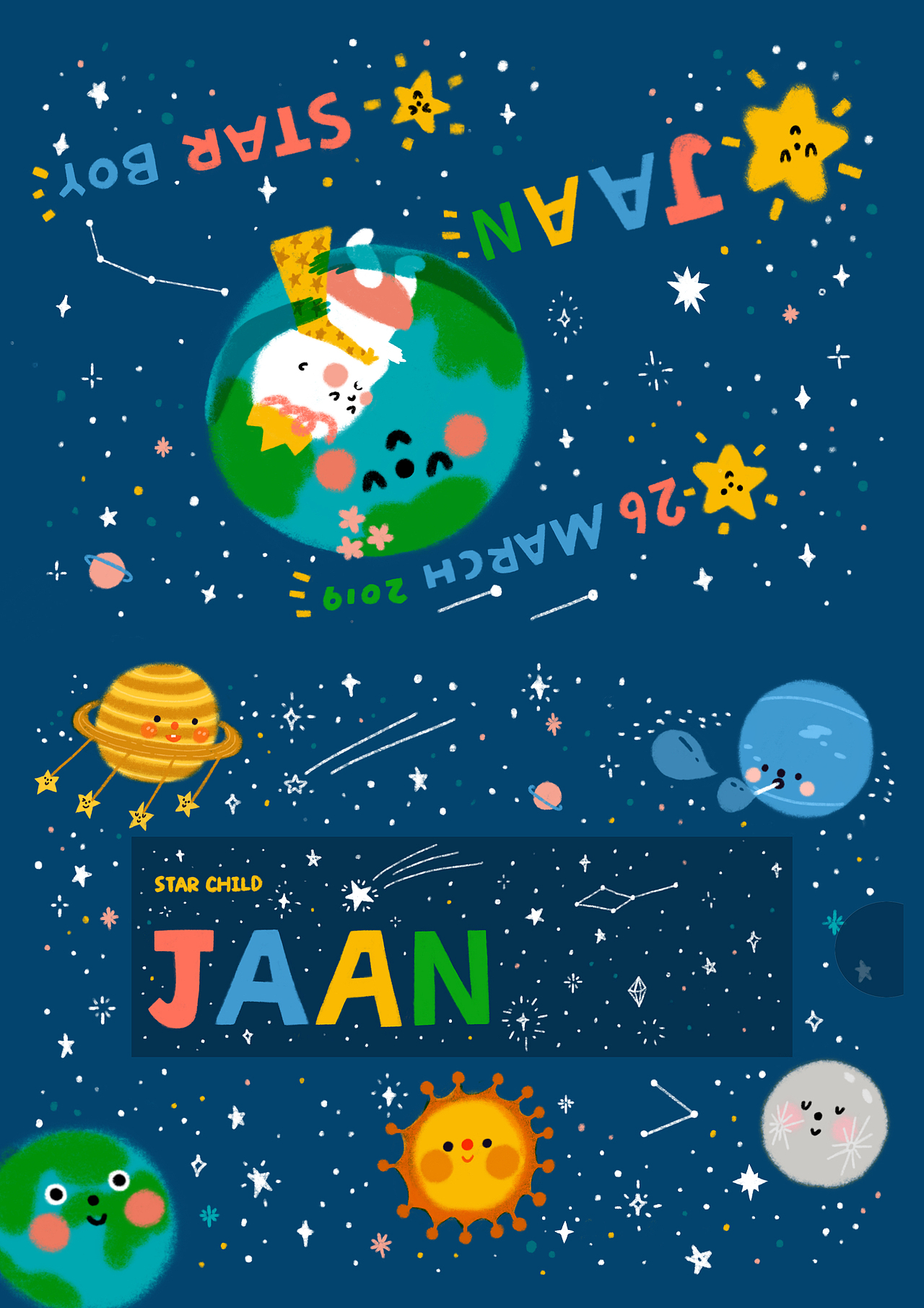 Baby Card For JAAN（图ZMTYyNTQwOTky） - 商业插画 - 站酷设计师YirAn怡然原创素材 - 站酷ZCOOL