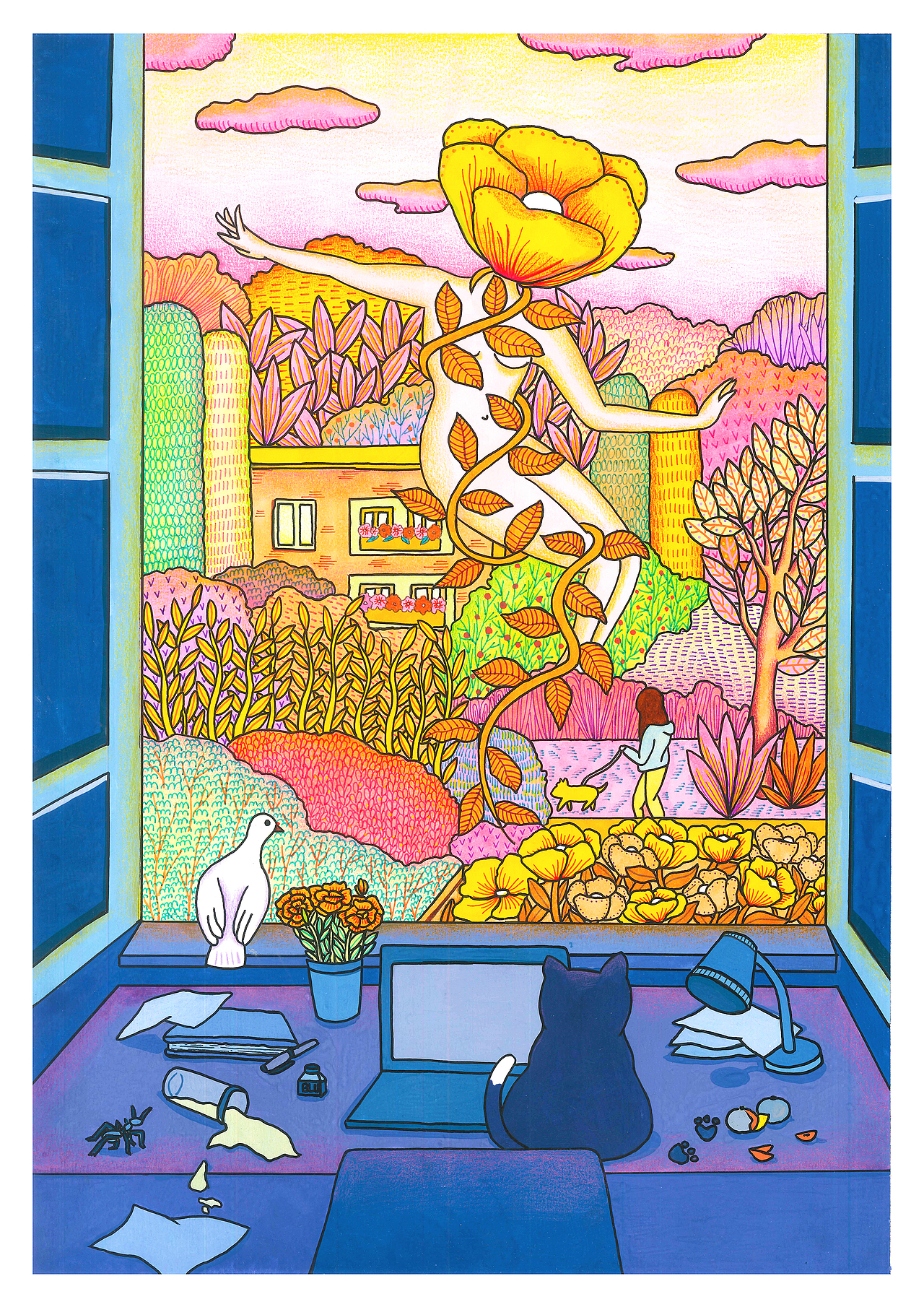 上半年插画总结（图ZMjE2MTE5MDI4） - 创作习作 - 站酷设计师原答案原创素材 - 站酷ZCOOL