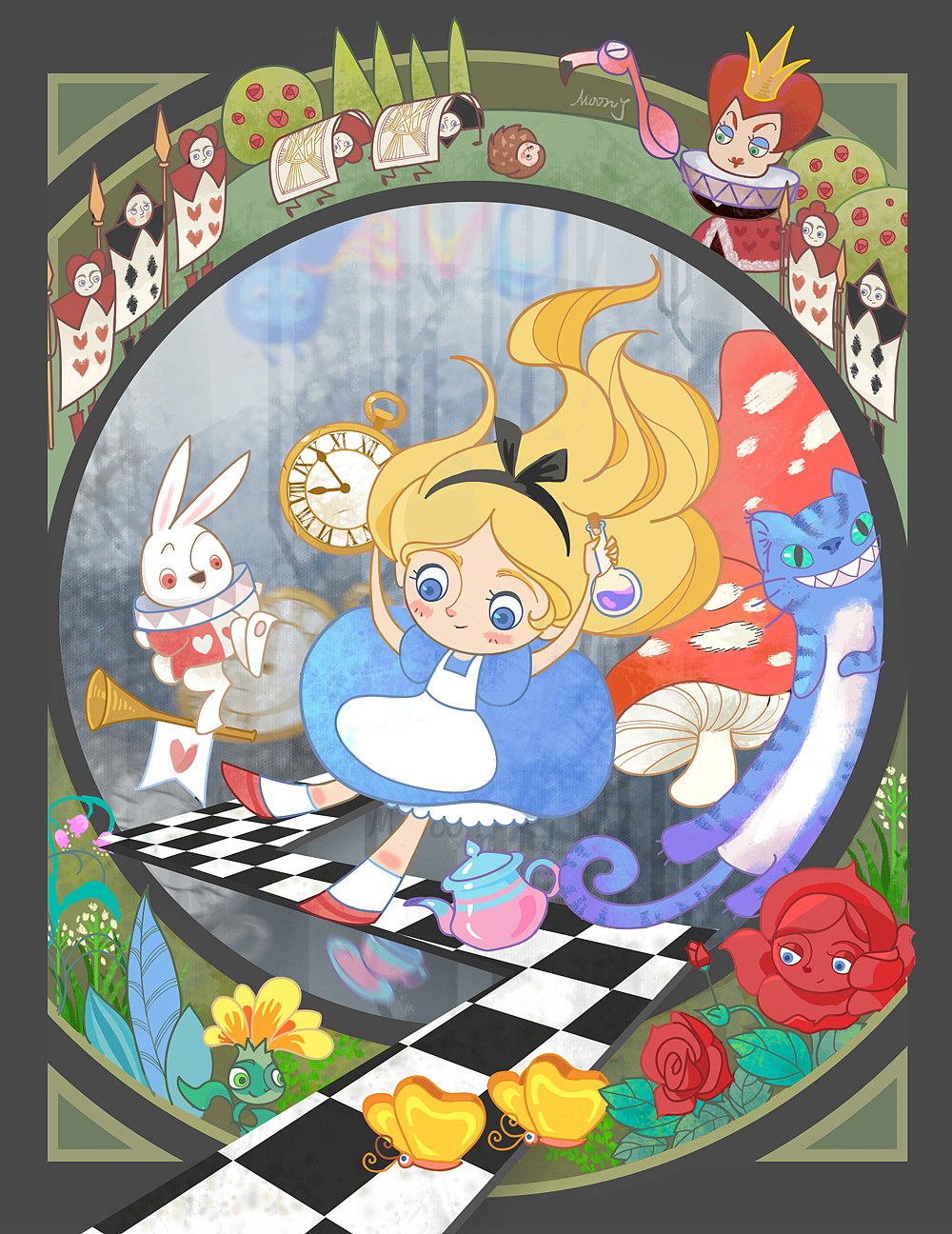 爱丽丝游仙境-插画到实体化
