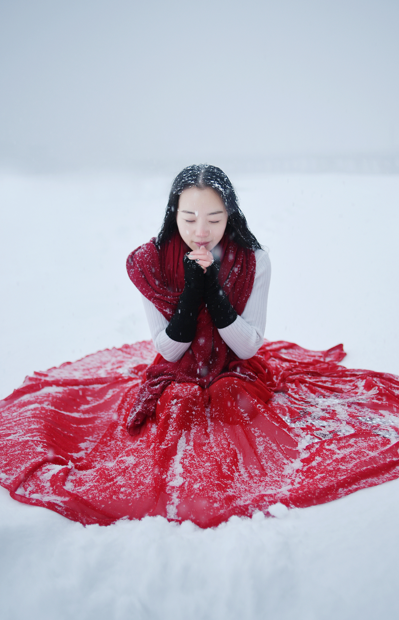 best小霞-雪景（图ZNjQyMTcxMjQ=） - 人像摄影 - 站酷设计师best小霞原创素材 - 站酷ZCOOL