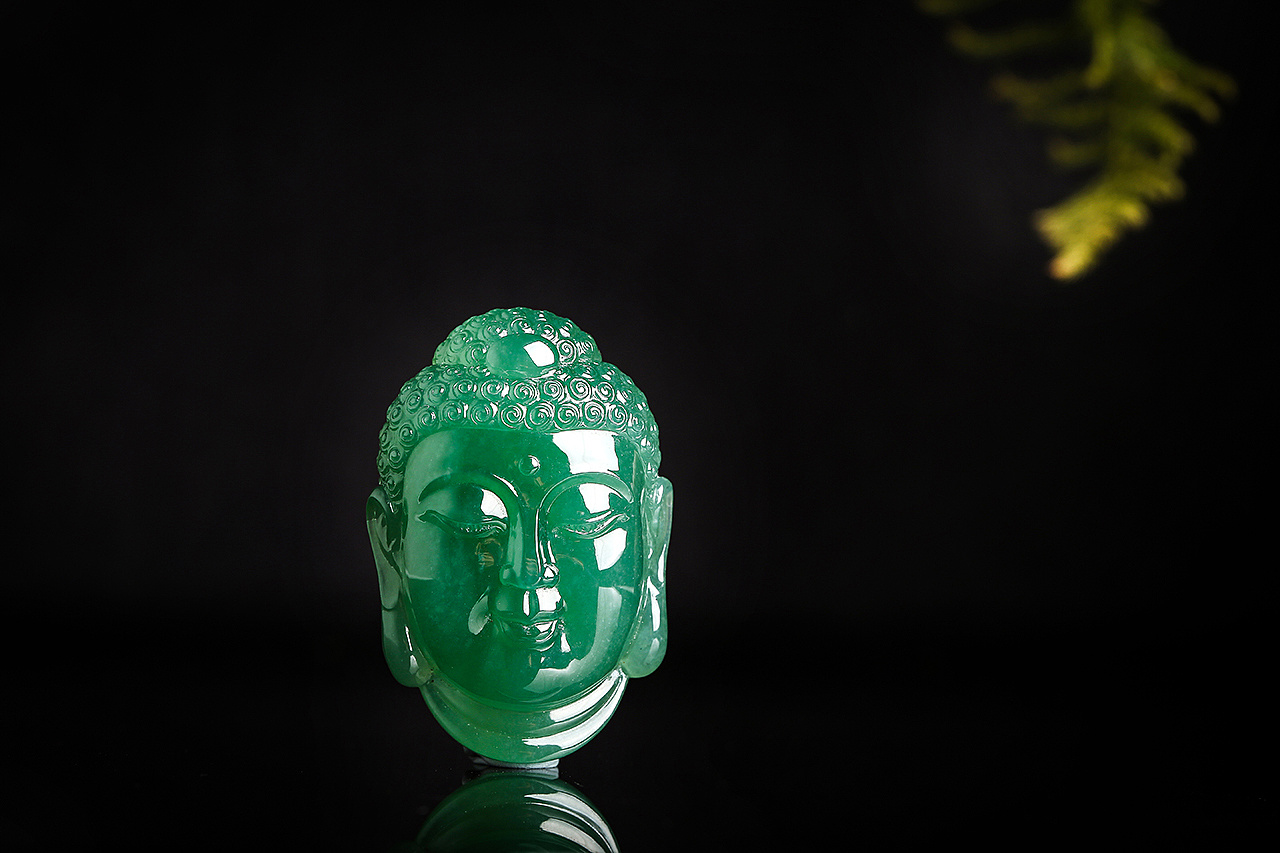 翡翠佛头