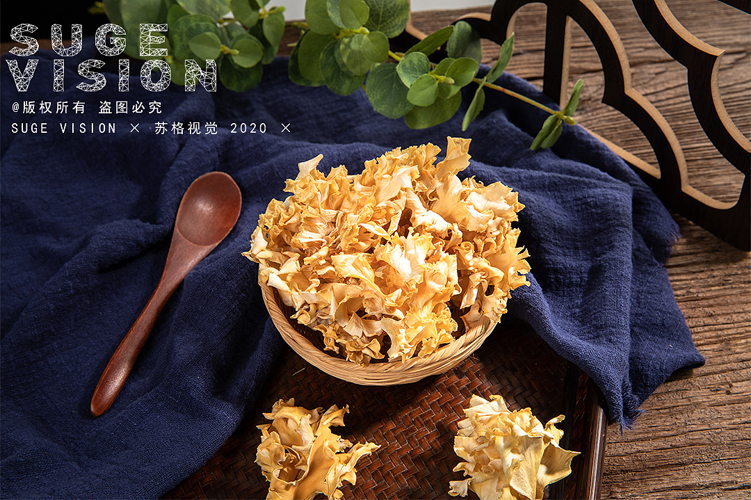绣球菌/静物拍摄/中式复古风格/产品拍摄