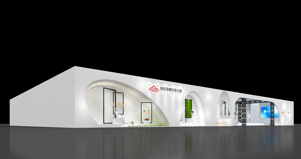 展览、展台-服装展（图ZMjU3MDAxNjQ0） - 展陈设计 - 站酷设计师总舵设计原创素材 - 站酷ZCOOL