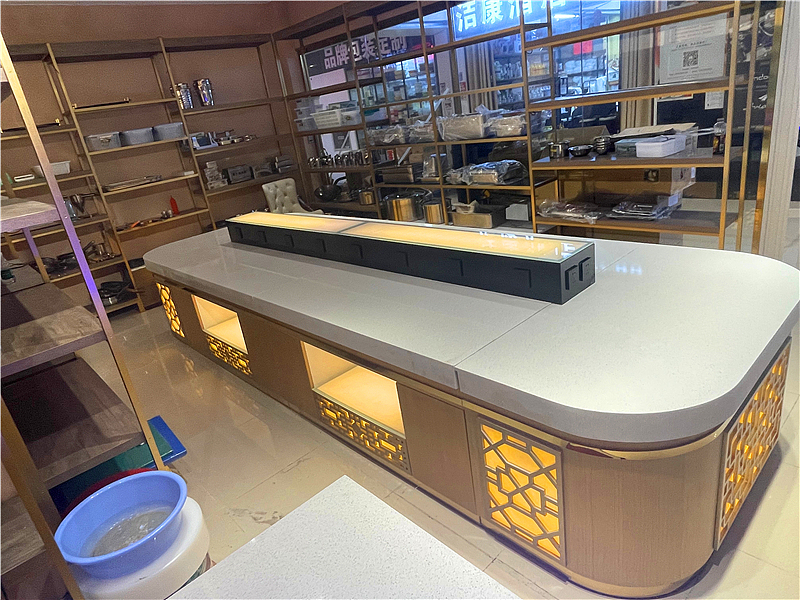 大理石自助餐台设备制作安装