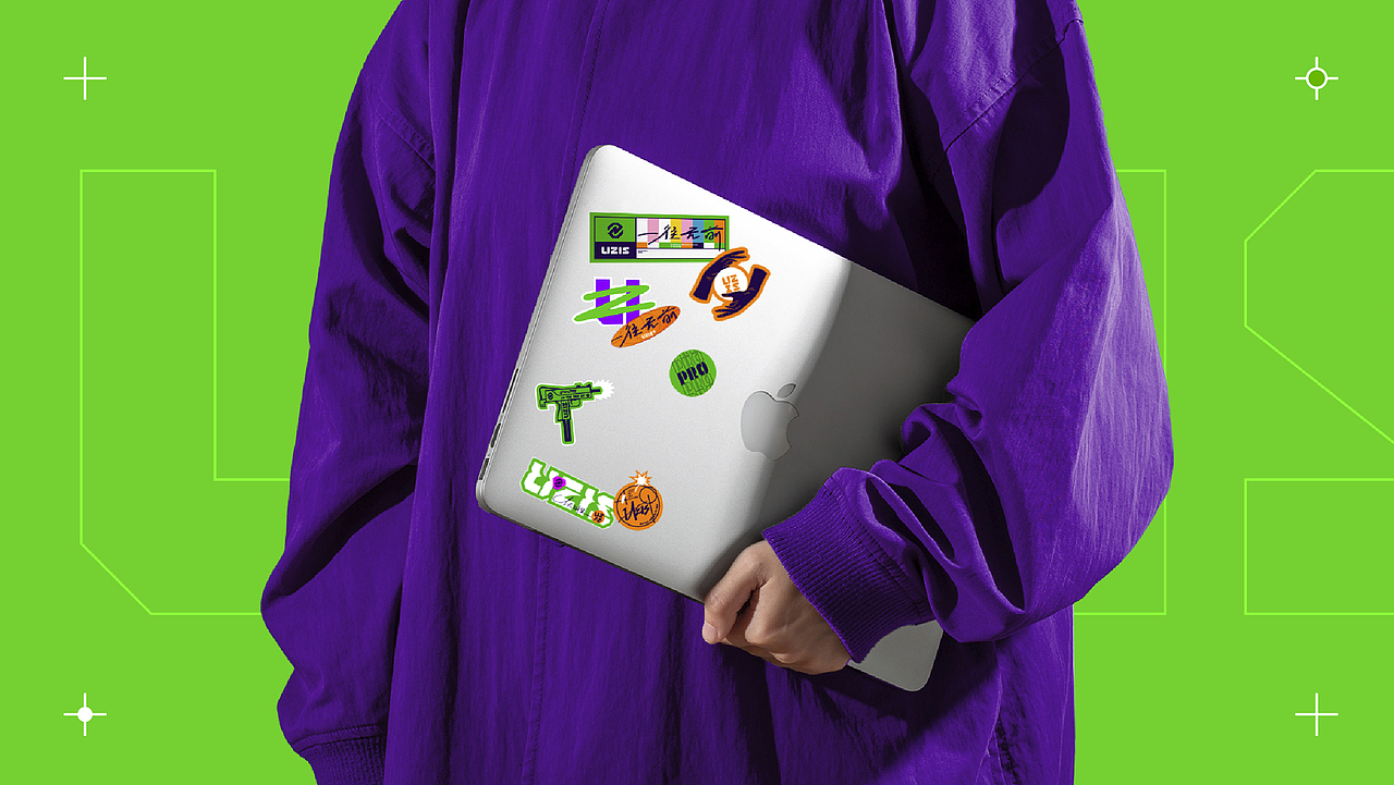 UZIS 潮流篮球袜品牌形象设计