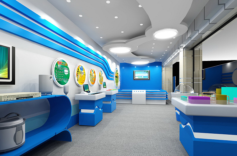 某海滨城市营业厅小展厅设计（图ZMzQ5MzIxNg==） - 其他三维 - 站酷设计师hmck原创素材 - 站酷ZCOOL