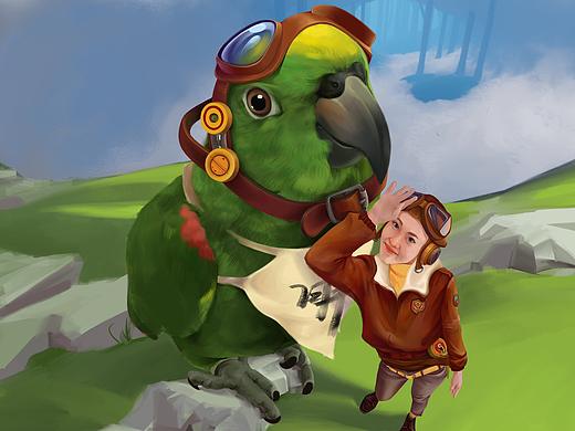 飞行员和她的飞“鸡”