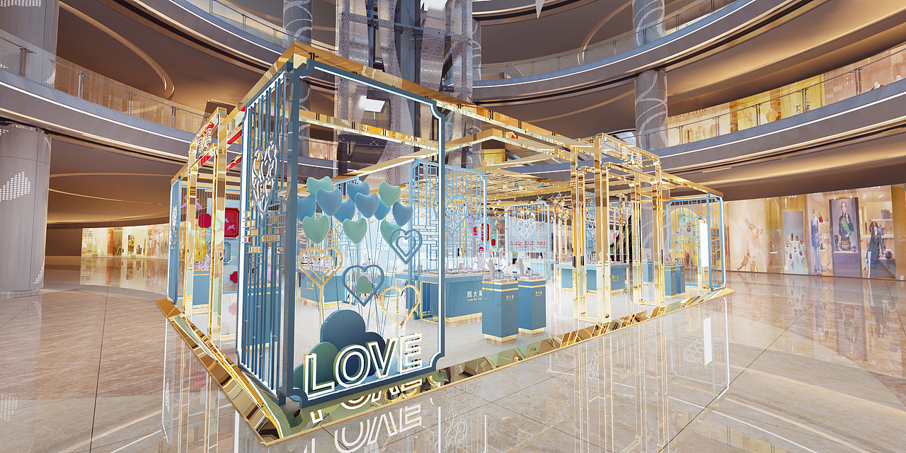 周大福popup（图ZMjU2MTMxOTM2） - 场景 - 站酷设计师凡颂创意原创素材 - 站酷ZCOOL