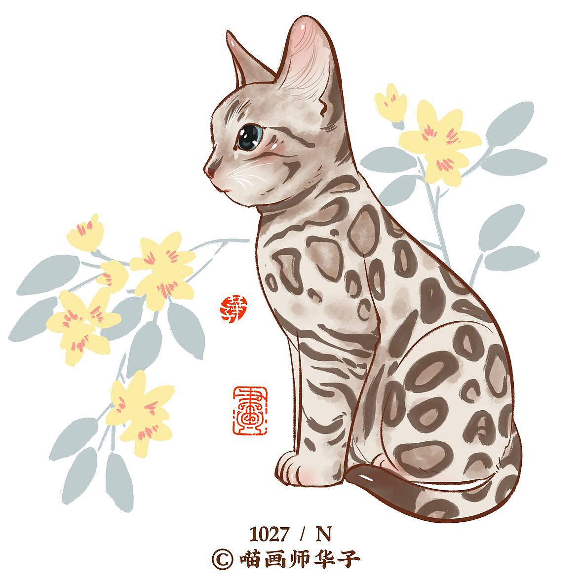 画猫的第四季开始!1100天画猫纪录!