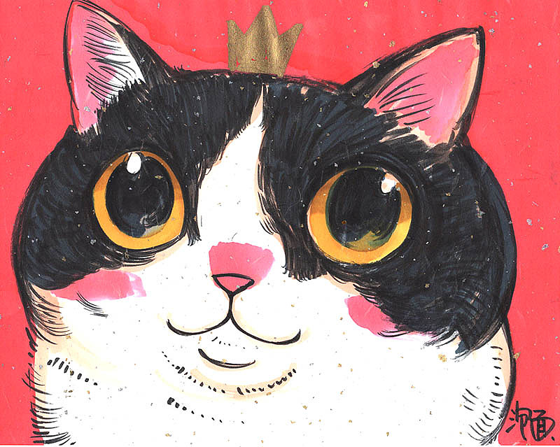 猫们~~（图ZNjUzMDQ4NzI=） - 绘画 - 站酷设计师还是一碗泡面原创素材 - 站酷ZCOOL