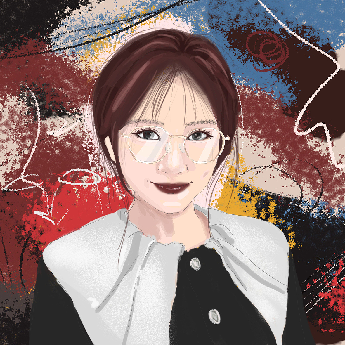 人像插画（图ZMjkxMTkzNTYw） - 创作习作 - 站酷设计师橘子橘子设计原创素材 - 站酷ZCOOL