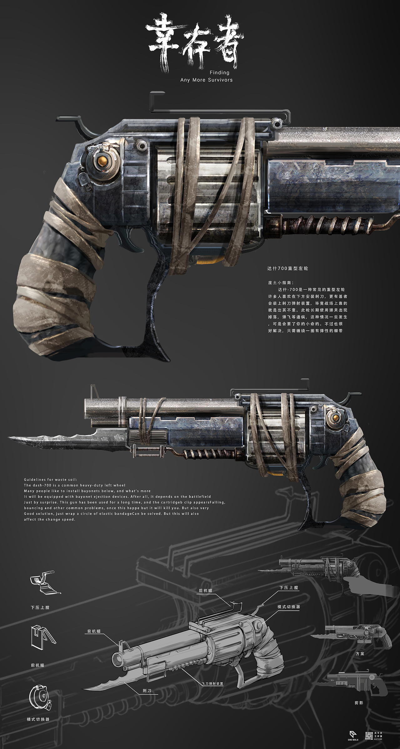 《枪械设计》(1) | 北斗北学馆·进阶班学员作品