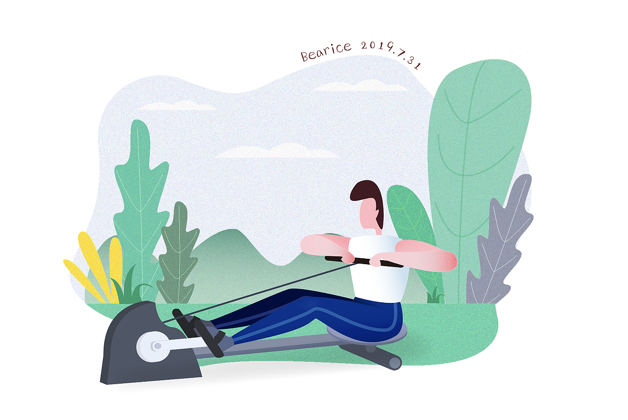 运动练习-划船机