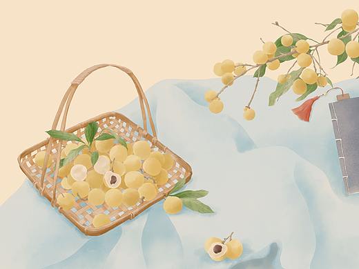 午后闲时---新中式插画