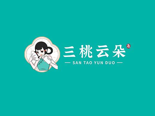 陈妍圭 | 三桃云朵奶茶茶饮品牌案例VI分享