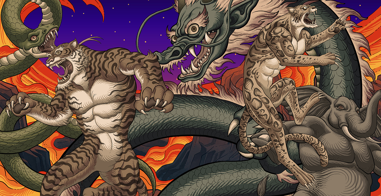 篮球插画系列创作（图ZMjE4OTU3MzMy） - 商业插画 - 站酷设计师木田火山原创素材 - 站酷ZCOOL