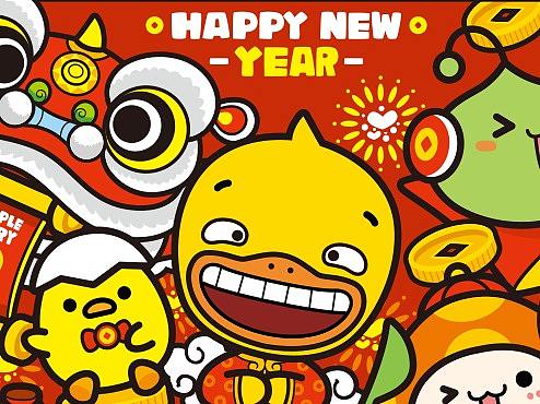 狂奔的包子插画铺部分卡通形象案例整理