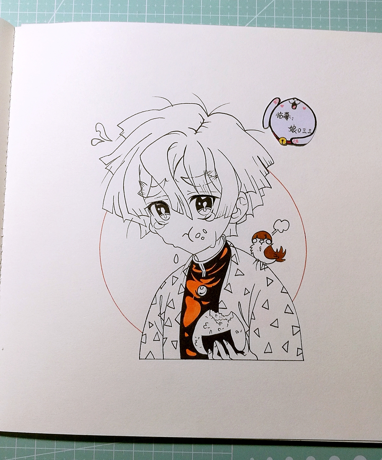 鬼灭之刃马克笔临摹