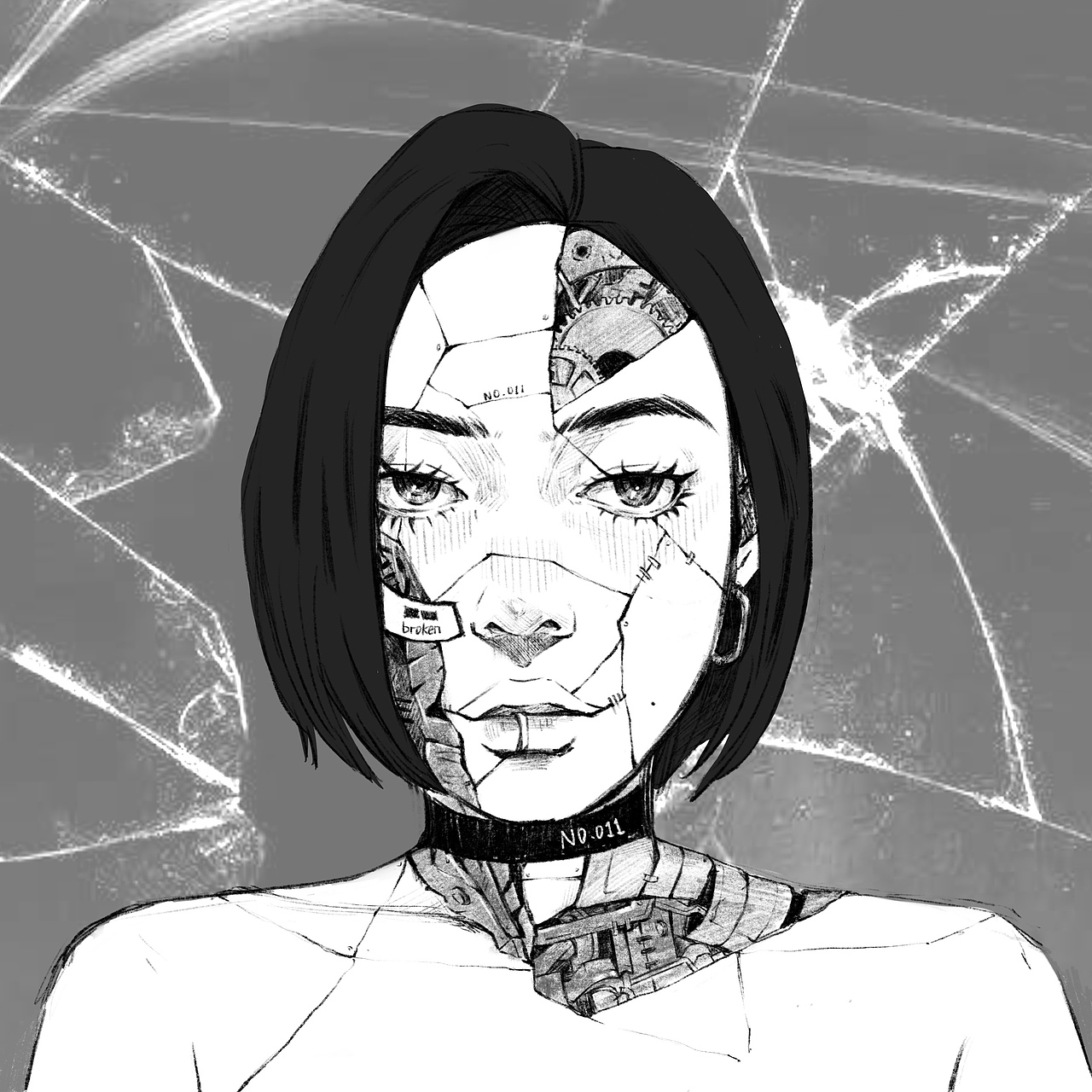 机械风头像（图ZMjM2MzA3NzI0） - 创作习作 - 站酷设计师菜菜仔阿原创素材 - 站酷ZCOOL