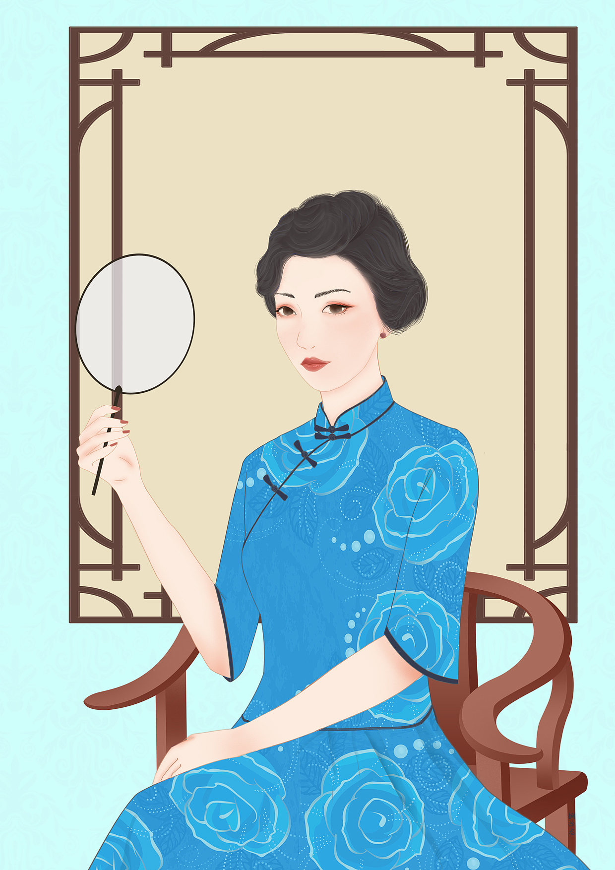 复古民国风插画