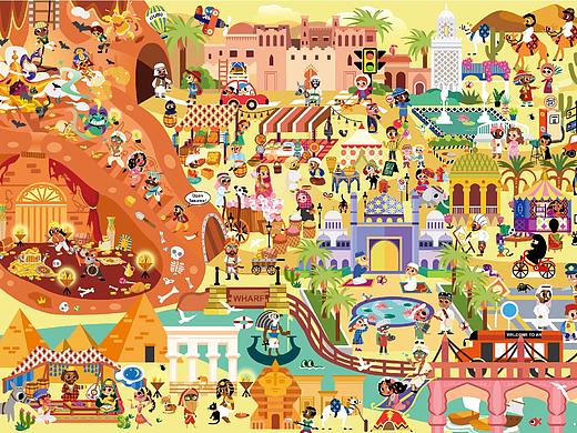 儿童童话系列拼图