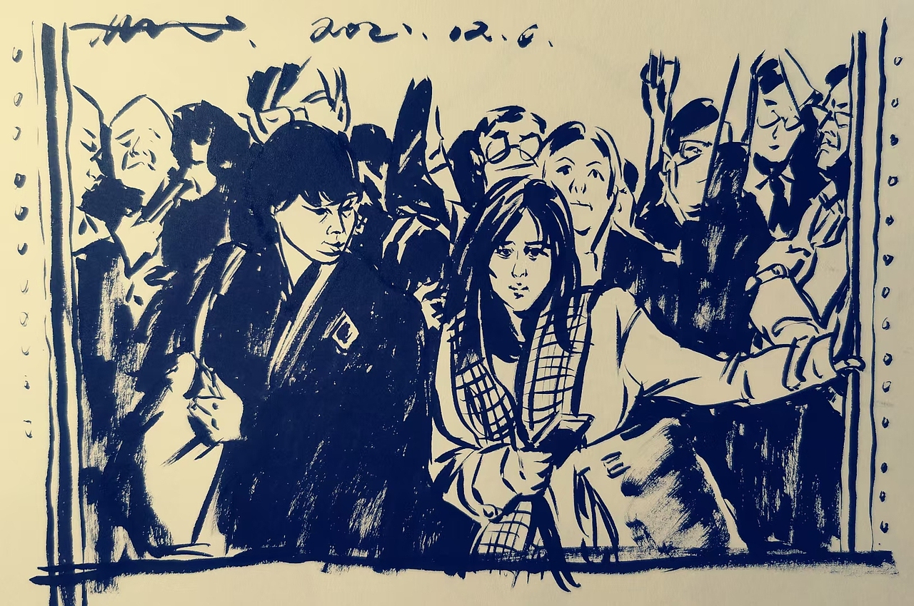 近日速写（图ZMjgxNDkwNTEy） - 绘画 - 站酷设计师张晓睿原创素材 - 站酷ZCOOL