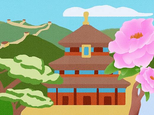 世界名胜景点长卷（不知道咋取名了）