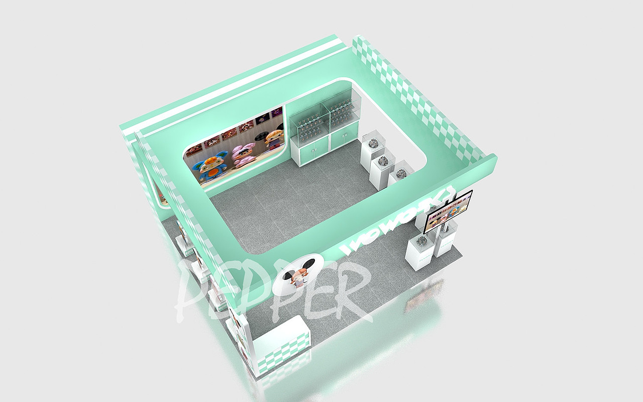 手办展会效果图设计（图ZMjM3NTAwMjg0） - 其他三维 - 站酷设计师pepper1110原创素材 - 站酷ZCOOL