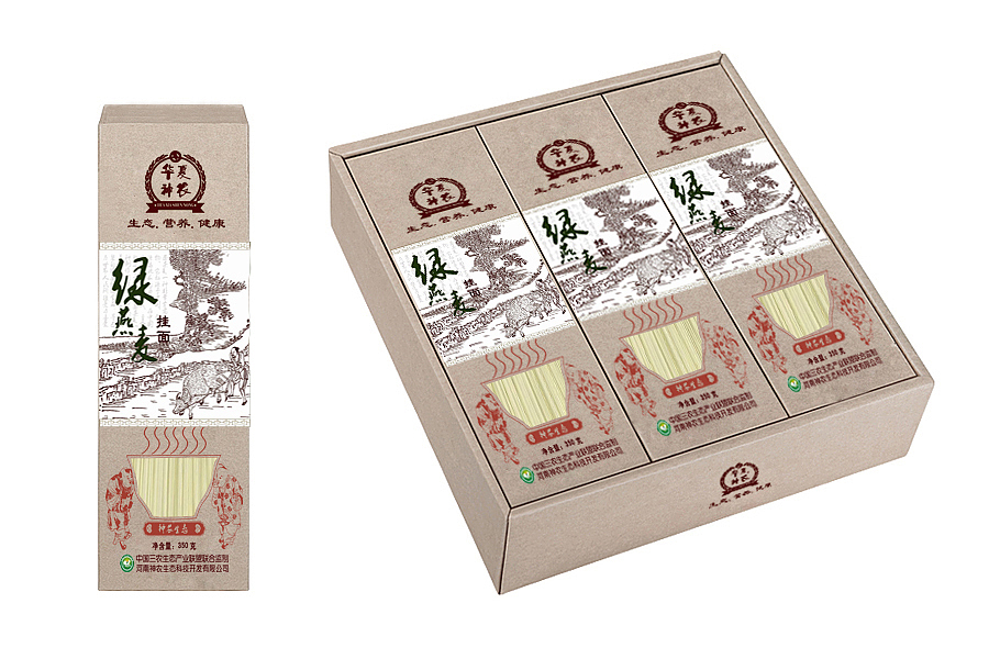 面粉面条外包装设计（图ZMTA2NjczMjQ=） - 包装 - 站酷设计师静藏时光Lee原创素材 - 站酷ZCOOL