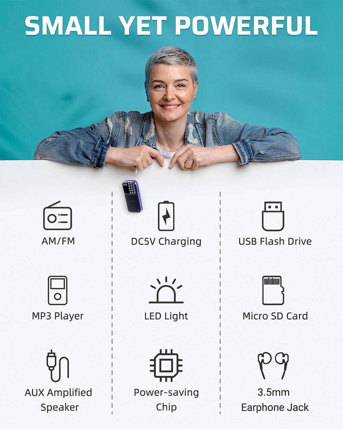 亚马逊设计 主图 A+ 老年收音机（图ZMjc3NDEzMTY0） - 电商 - 站酷设计师Carry姜原创素材 - 站酷ZCOOL