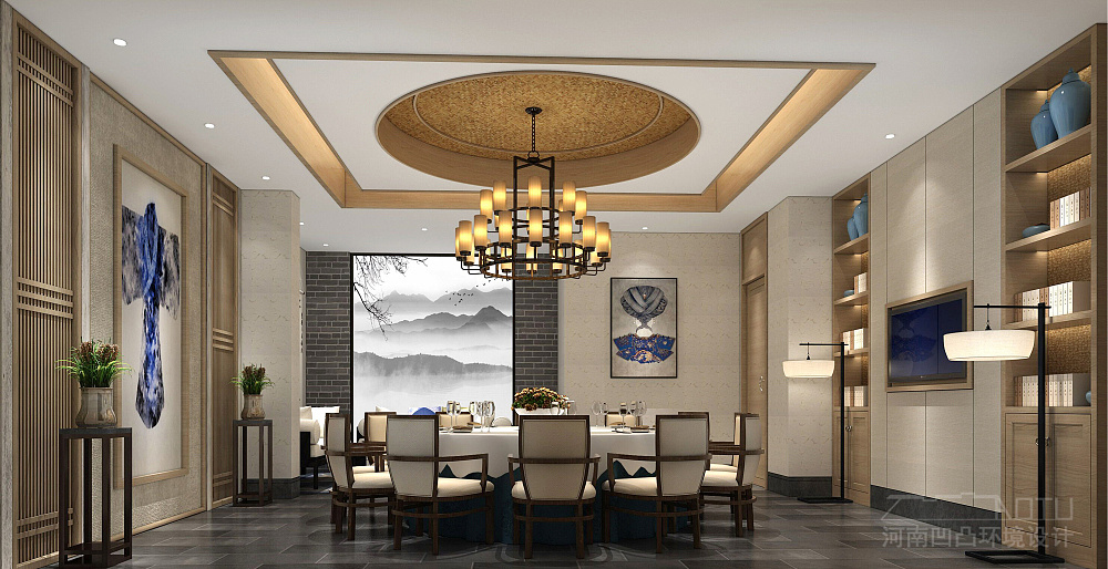 凹凸环境艺术设计有限公司 粤海中式餐厅以提供精致美味的粤菜为主