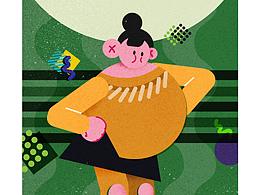 生活中的小美好插画合集