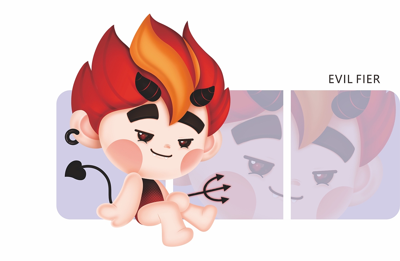 "萌小火"个人ip形象设计