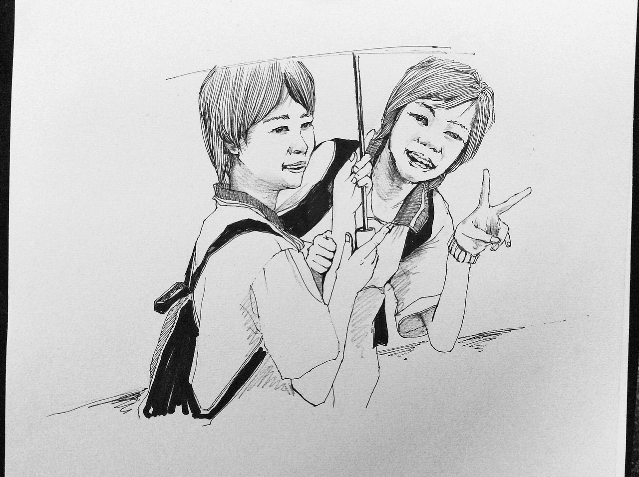 速写真人头像|插画|创作习作|xujieling - 原创作品 - 站酷 (zcool)