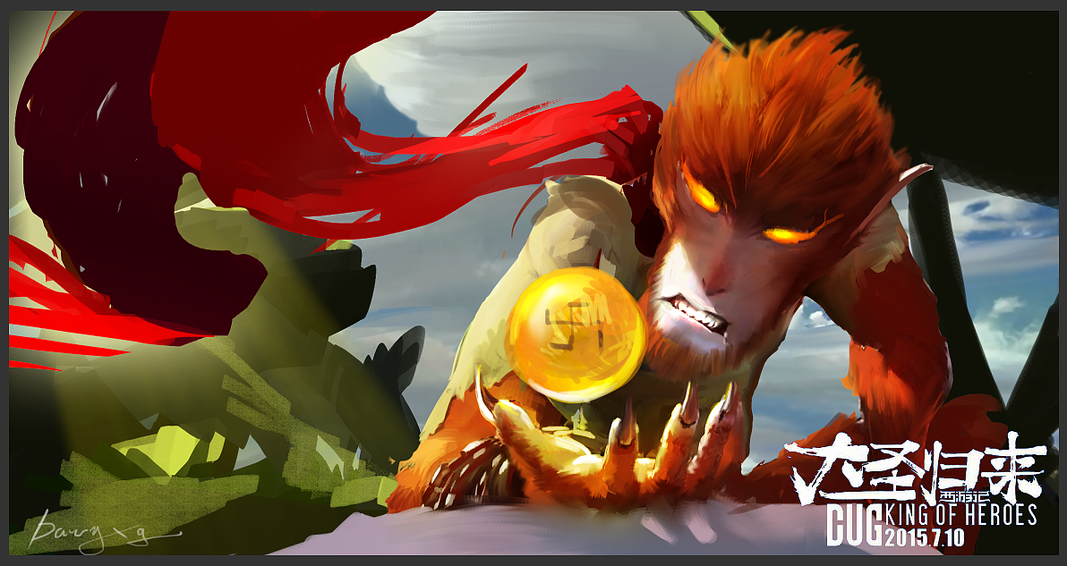 大圣|插画|涂鸦/潮流|阿沐_ - 原创作品 - 站酷 (zcool)