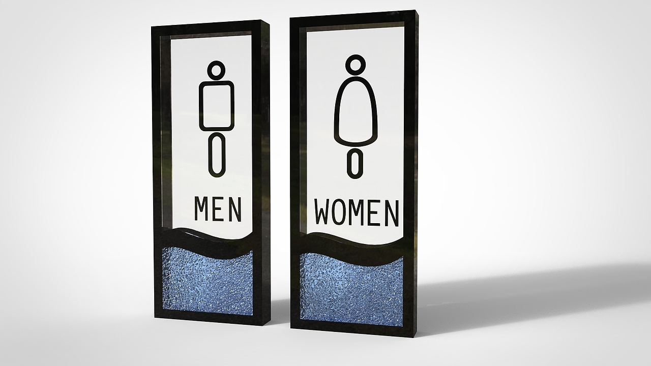 导视立牌形象墙科室牌