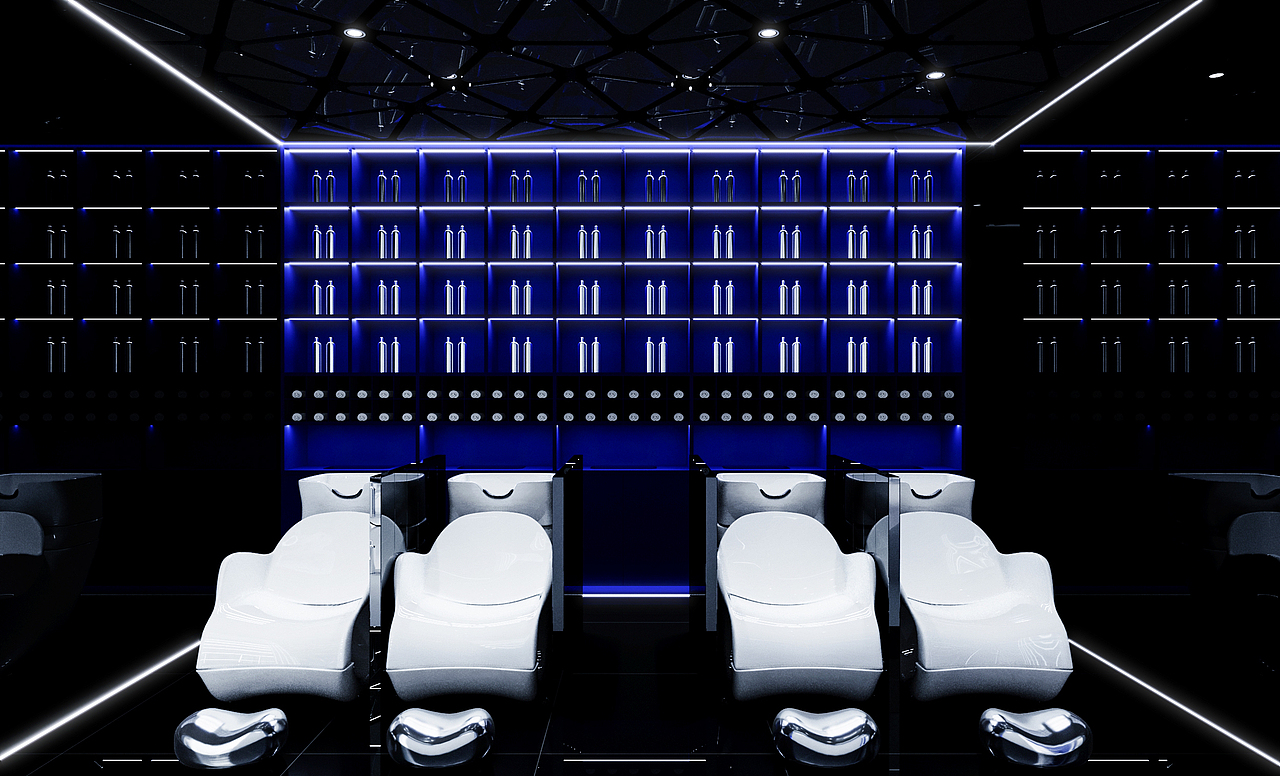 筑本设计 | 理发店（图ZMjI4ODE5OTA4） - 家装设计 - 站酷设计师野生設計原创素材 - 站酷ZCOOL