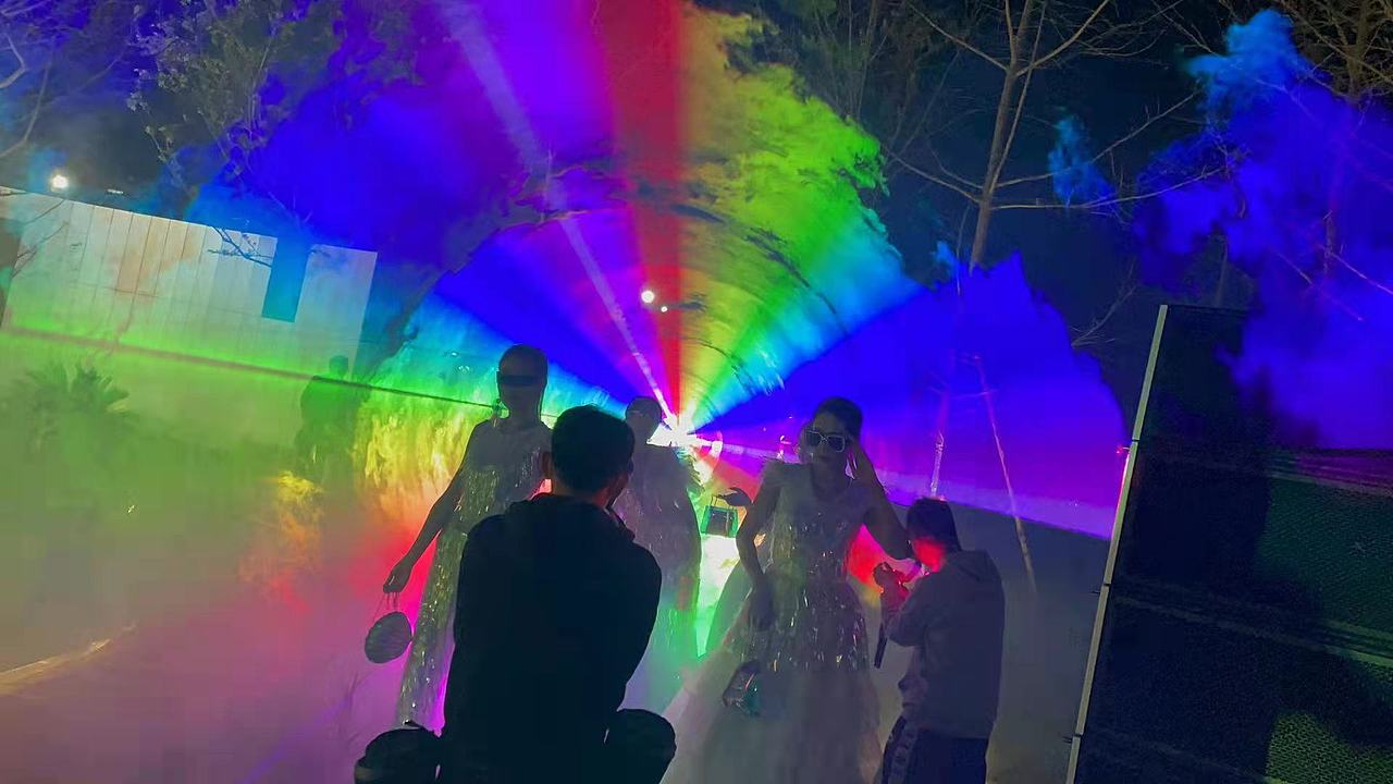 大型网红北极光 夜游互动道具 北极光出租