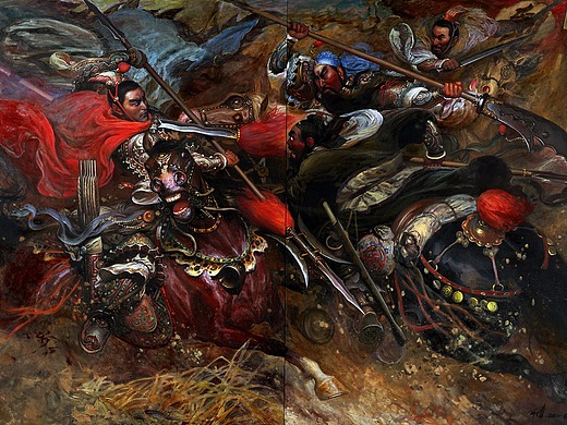 《三英战吕布》