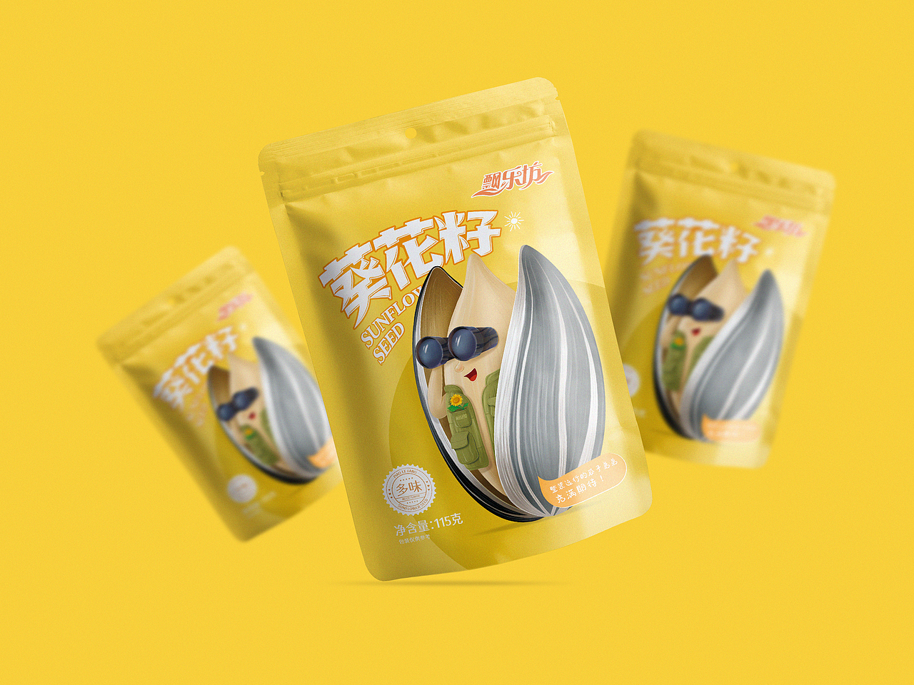 飘乐坊-葵花籽包装设计