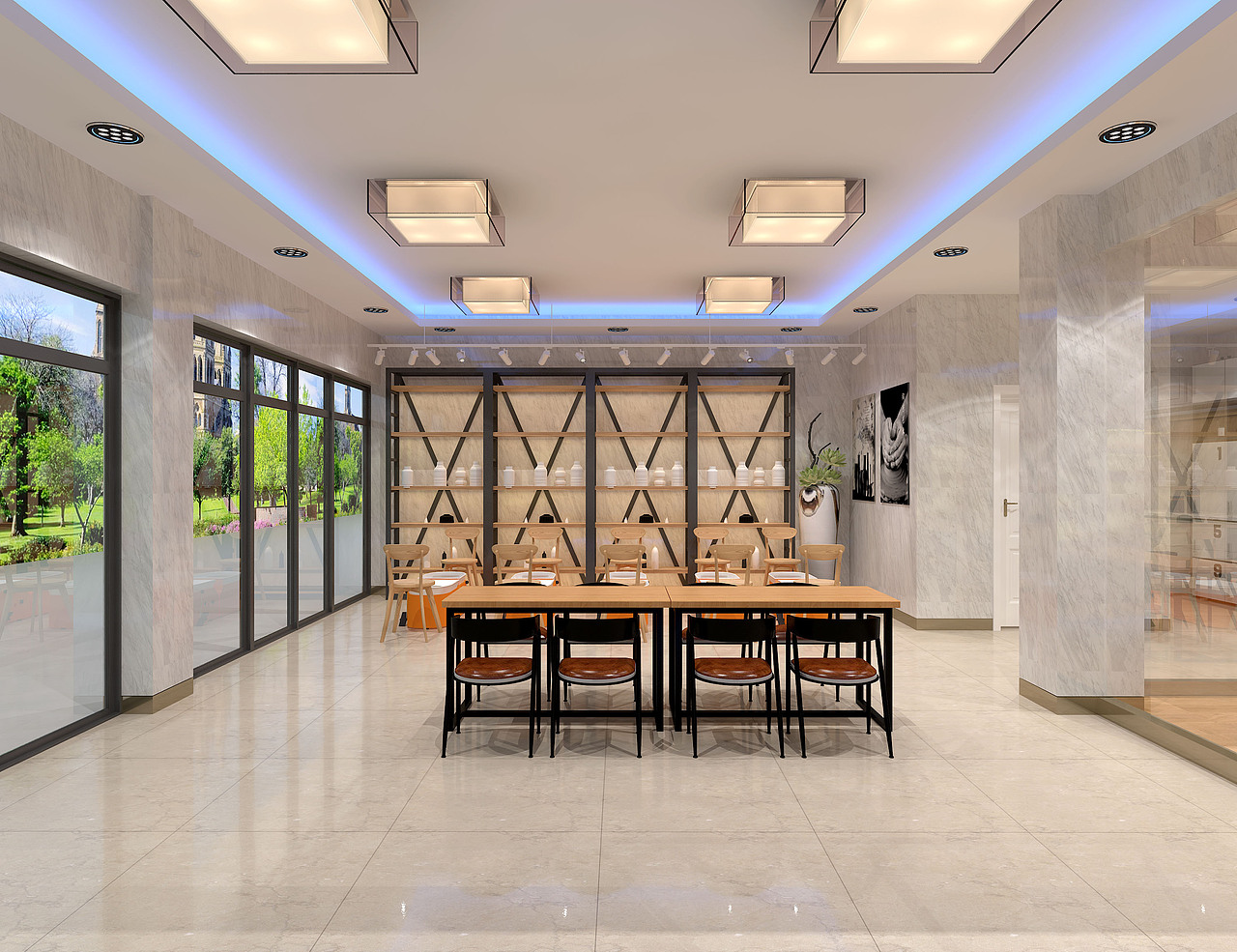 儿童陶艺店装修风格样式图片展示