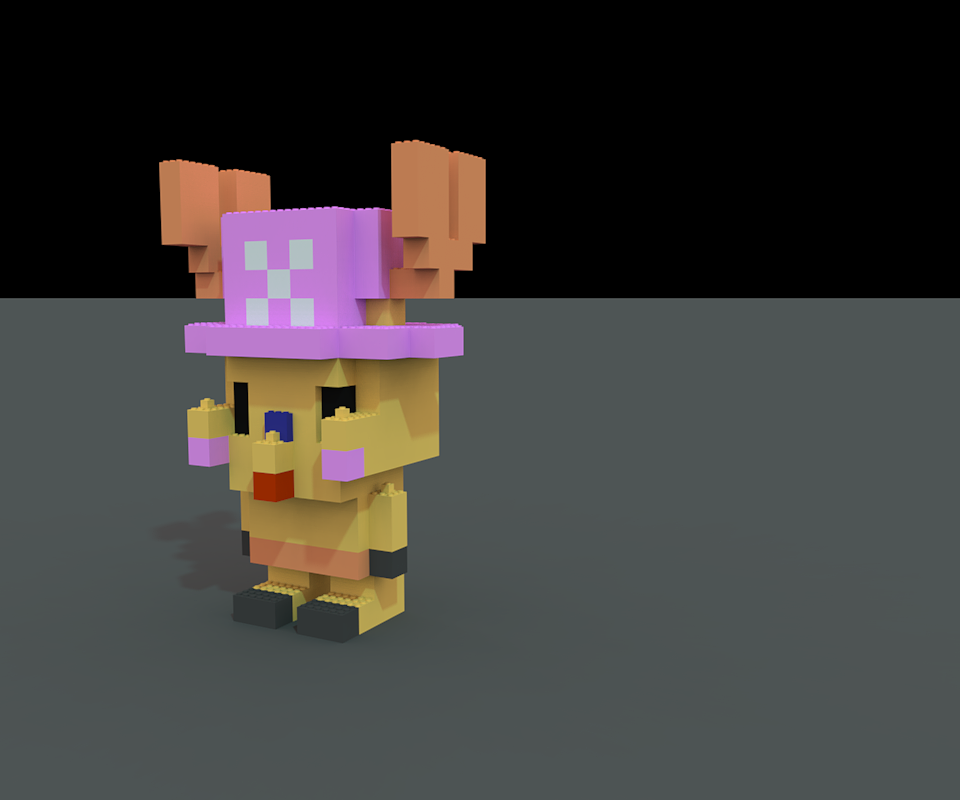 3d像素练习-乔巴|ui|其他ui |喃休 - 原创作品 - 站酷 (zcool)