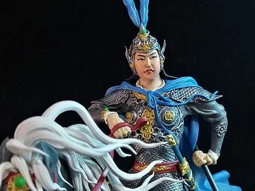 塑新斋潘纪坤手作彩塑木兰从军