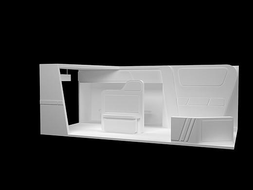 3Dmax展厅白模建造（个人主页-ZNDM5NTI1NTI=） - 建筑/空间 - 站酷设计师崔元元123原创素材 - 站酷ZCOOL