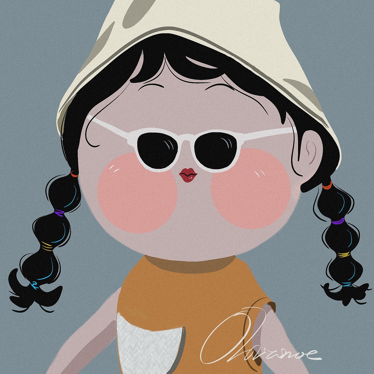 可爱萌娃插画头像